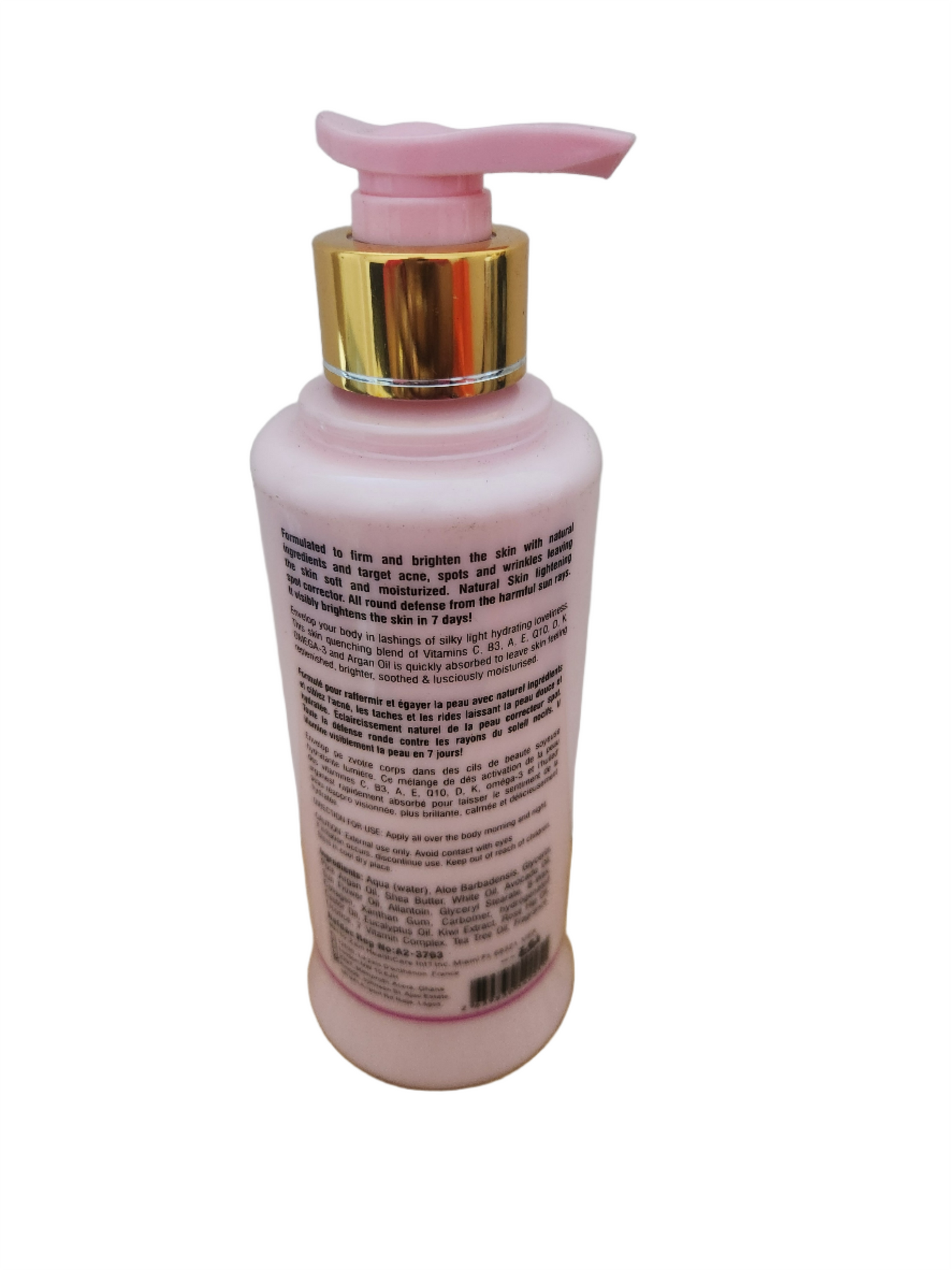 X7 100% Pure Organic Face and Body Lotion — 300 ml