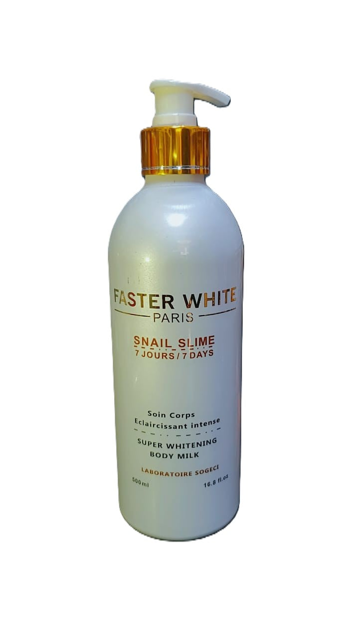 Faster White Paris Snail Super Whitening Body Milk — 500 ml