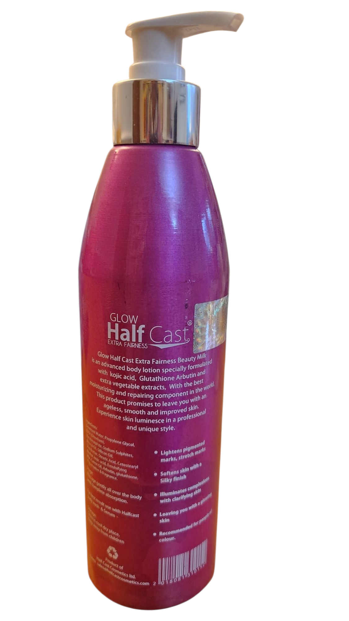 Glow Half Cast Extra Fairness Clarifying Brightening Beauty Milk 450ml