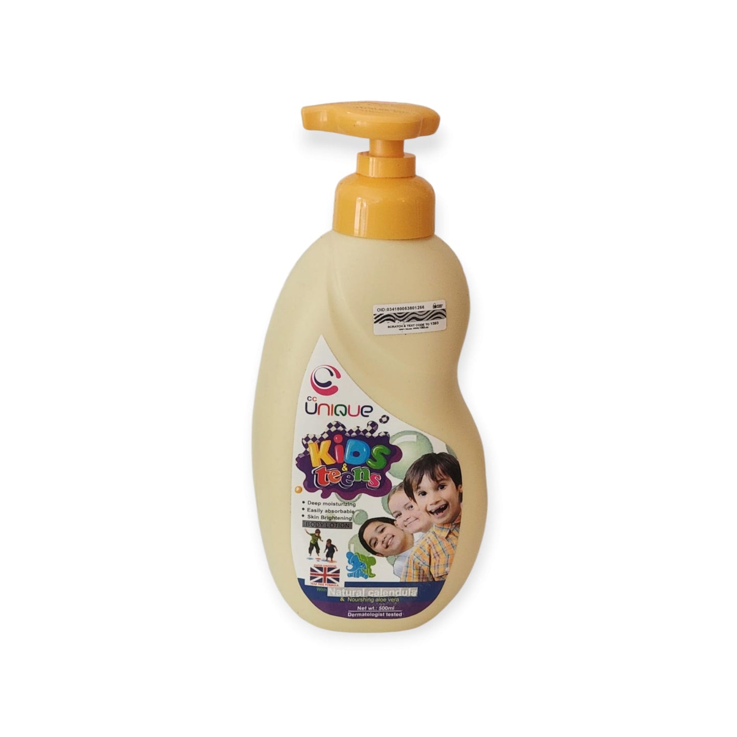 Unique Kids & Teens Body Lotion – Natural Calendula — 500 ml