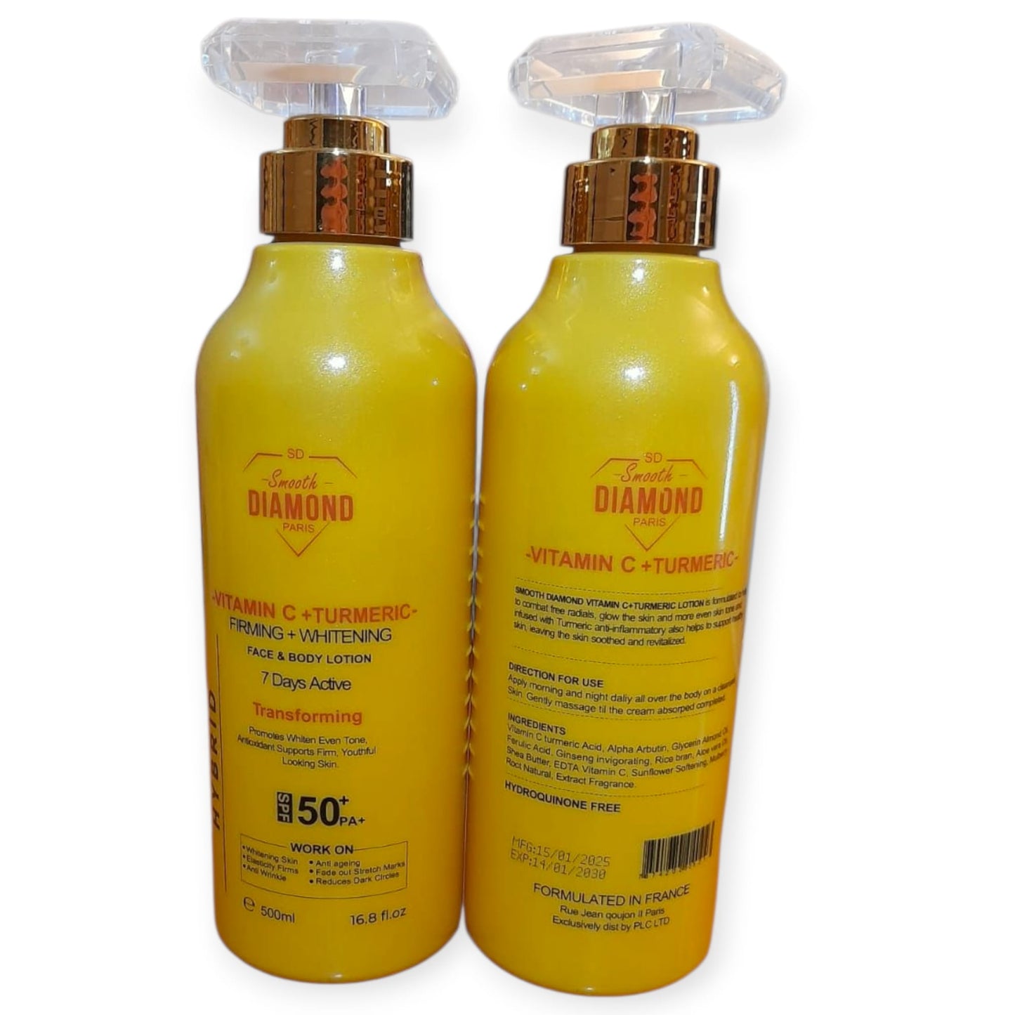 Smooth Diamond Paris Amino Acid & Glycolic Acid Body Lotion — 500 ml