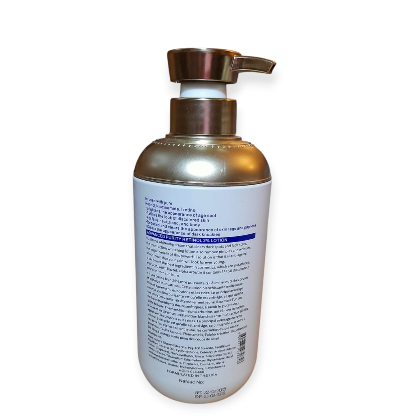 Advanced Purity Retinol 2 % Brightening Lotion SPF 75 — 500 ml