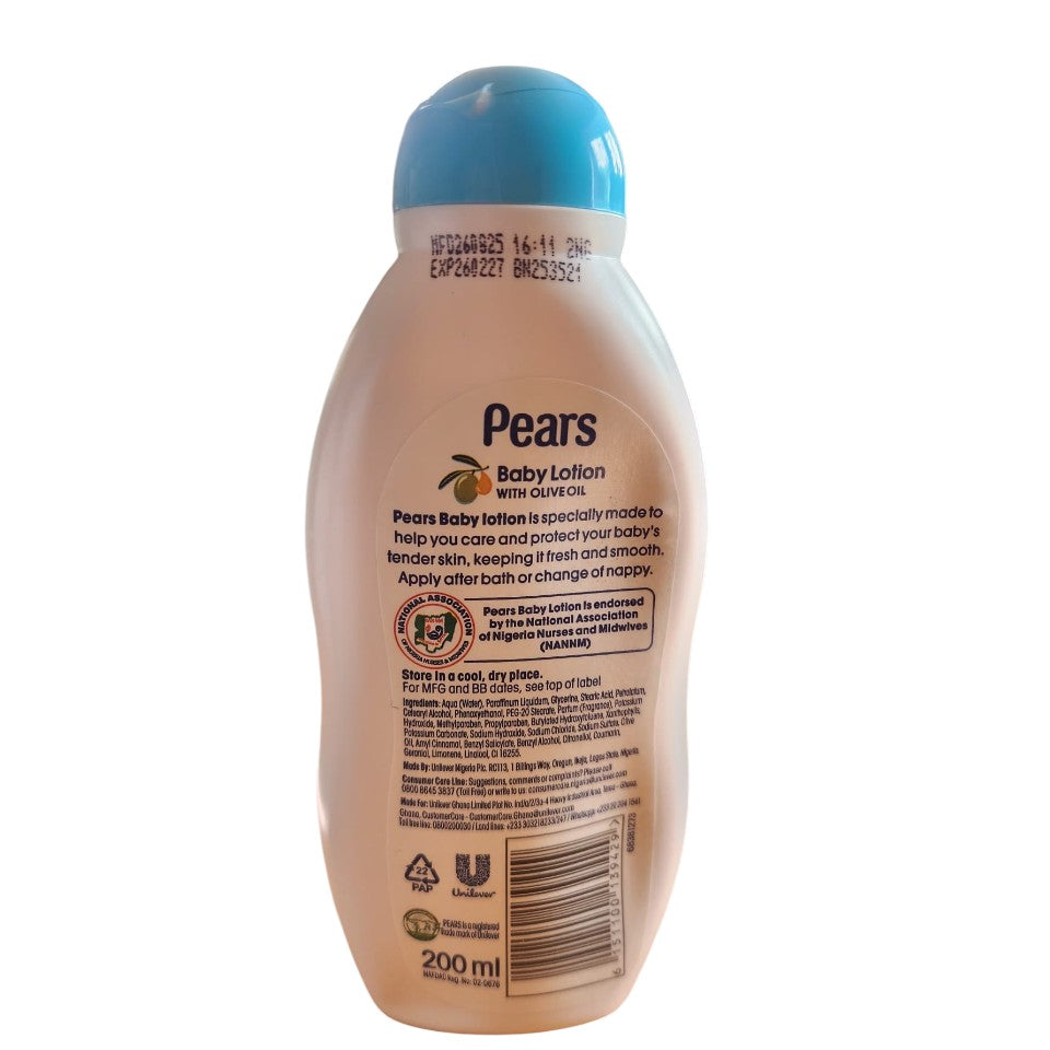 Pears Pure, Mild & Gentle Baby Lotion — 200ml