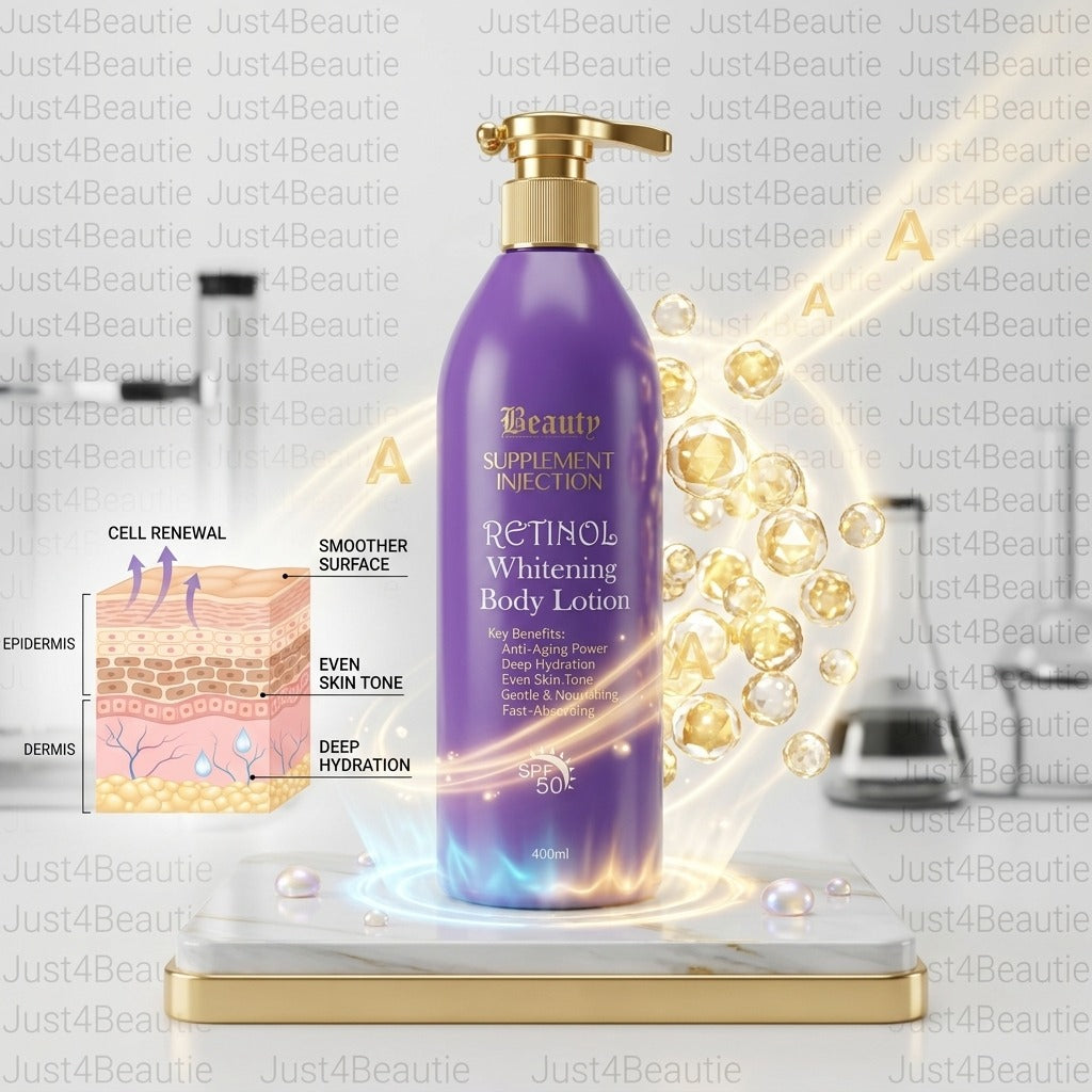 Beauty Supplement Injection Retinol Whitening Body Lotion 400ml