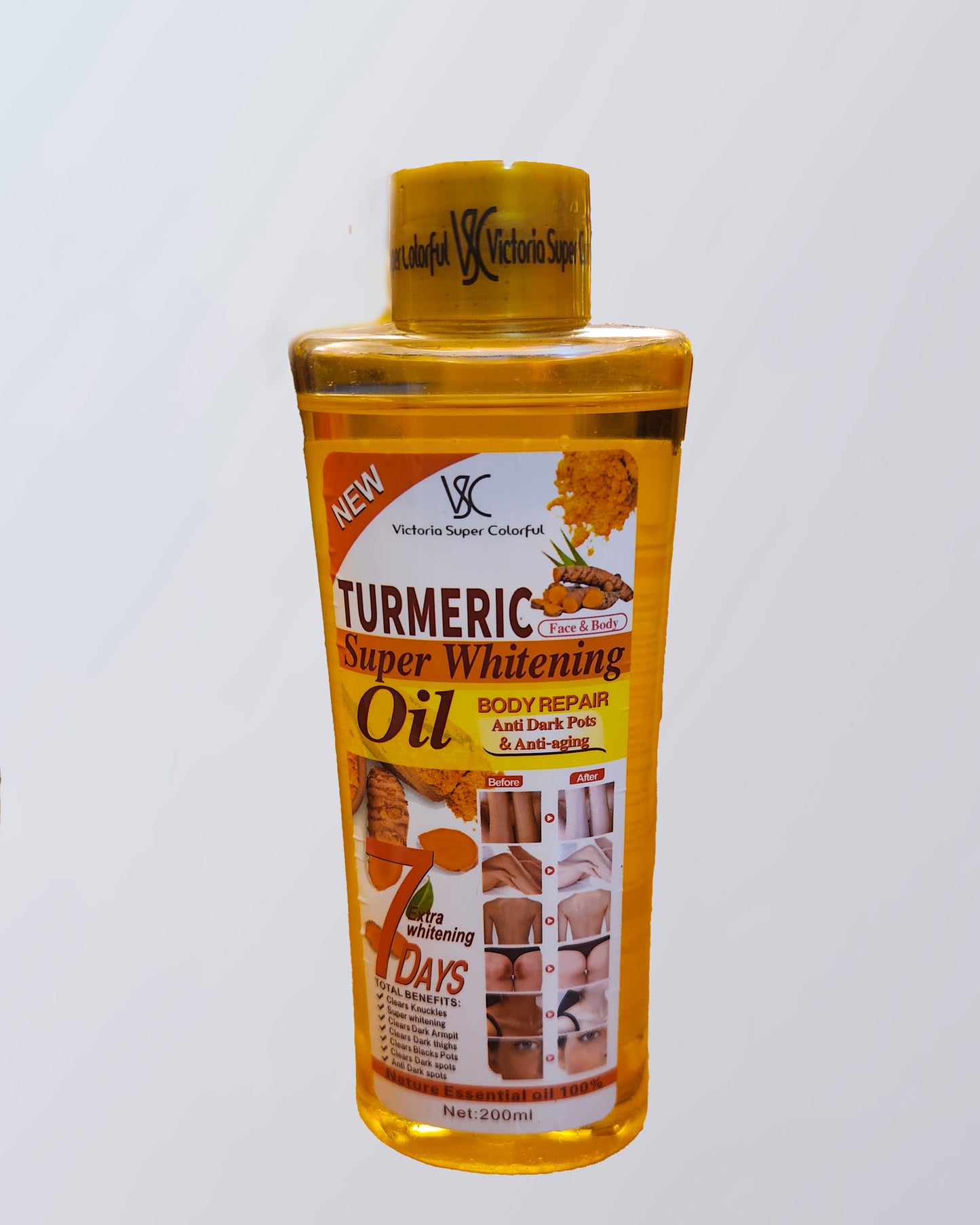 Turmeric Super Whitening Oil 7 Days — 200 ml
