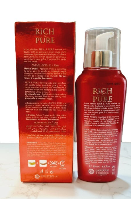 Rich & Pure Clarifying Lotion Ginseng + Red Pepper — 250 ml