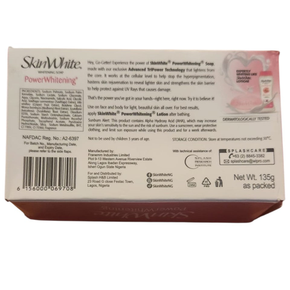 SkinWhite Power Whitening Soap 135g