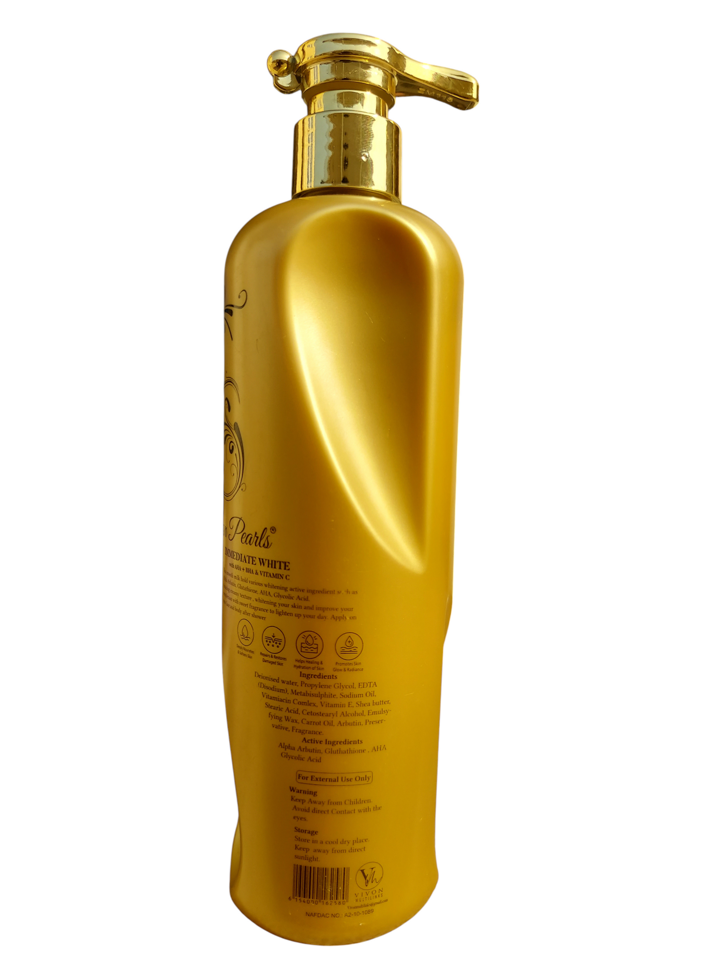 Vivon Pearls Immediate White Body Lotion — 400 ml