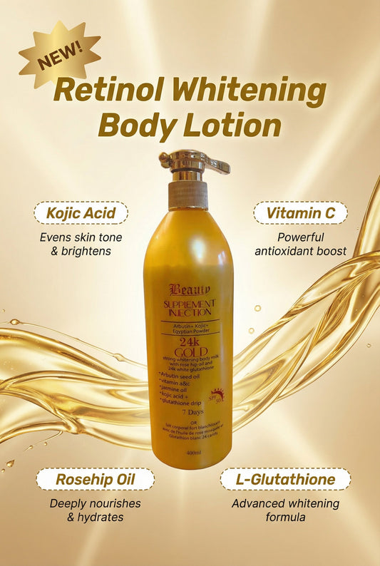 How Beauty Supplement Injection 24K Gold Strong Whitening Body Milk Helps You Get Radiant, Smooth & Hydrated Skin
