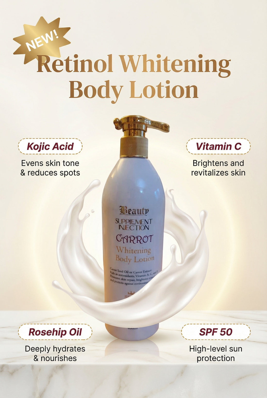 How Beauty Supplement Injection Carrot Whitening Body Lotion Helps You Get Hydrated, Bright & Smooth Skin