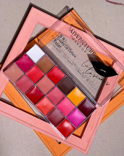 Adventure 18-in-1 Creamy Lip Culture Palette