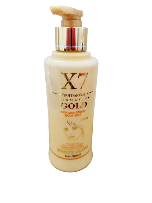 X7 Gold Skin Lightening Body Milk — 300 ml