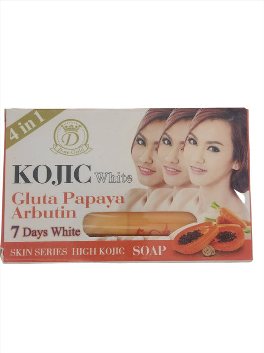 Kojic White Soap — Gluta, Papaya & Arbutin 160g