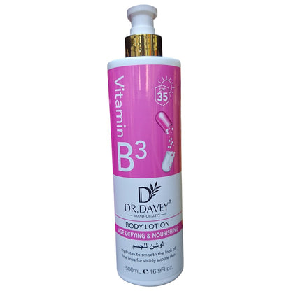 Dr. Davey Vitamin B3 Age-Defying & Nourishing Body Lotion — 500 ml