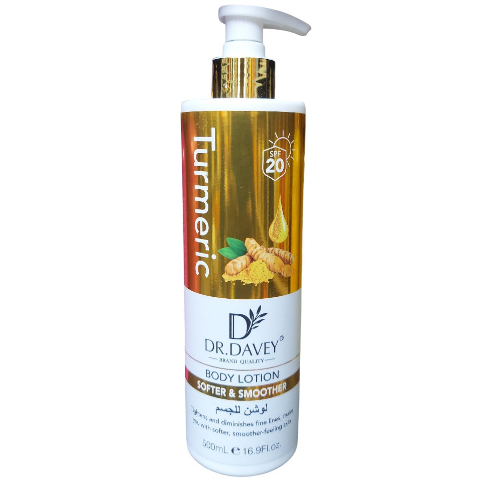 Dr. Davey Turmeric Body Lotion with SPF 20 — 500 ml