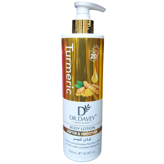 Dr. Davey Turmeric Body Lotion with SPF 20 — 500 ml