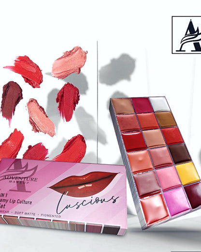 Adventure 18-in-1 Creamy Lip Culture Palette