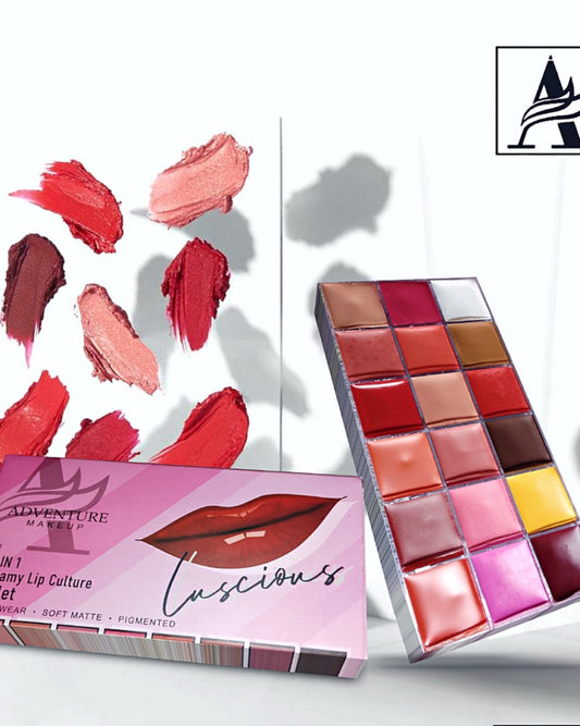 Adventure 18-in-1 Creamy Lip Culture Palette