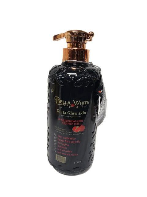 Bella White Gluta Glow Skin Body Milk — 500 ml
