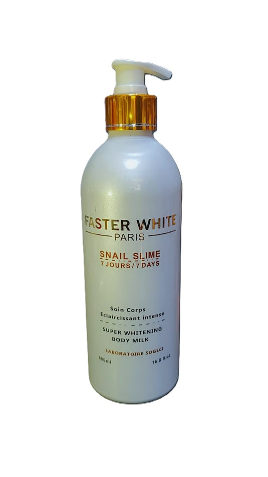 Faster White Paris Snail Super Whitening Body Milk — 500 ml