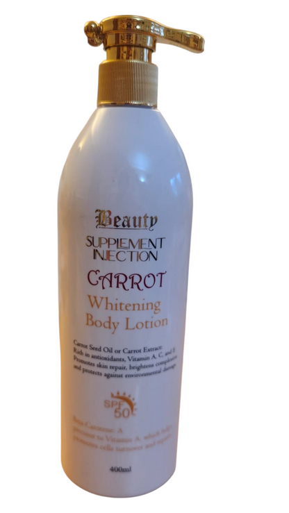 Beauty Supplement Injection Carrot Whitening Body Lotion 400ml