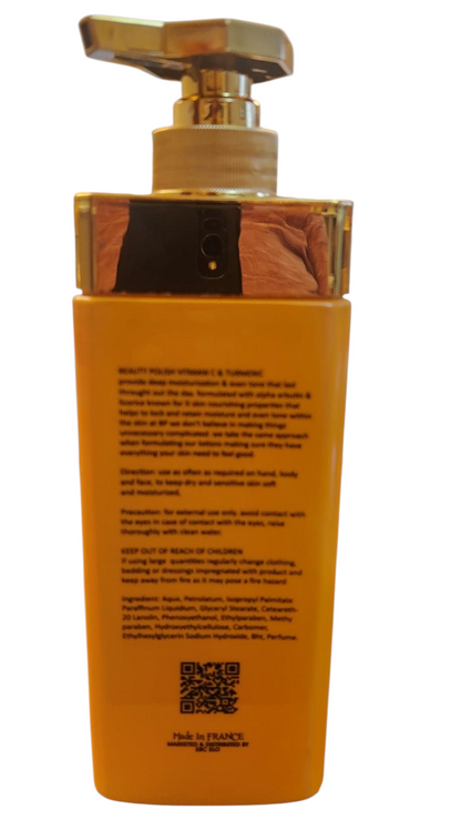 Beauty™ Polish Vitamin C & Turmeric Whitening Face & Body Milk 500ml