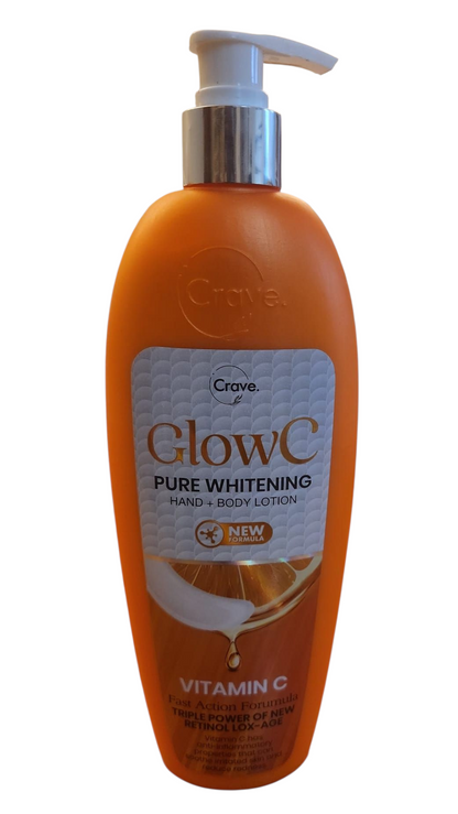Crave Glow C Pure Whitening Hand & Body Lotion — 500 ml