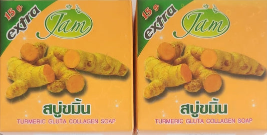 Jam Turmeric Gluta Collagen Soap — X2
