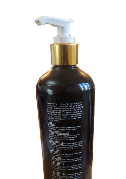 Crystal Glow Whitening Body Milk (Black) — 500 ml