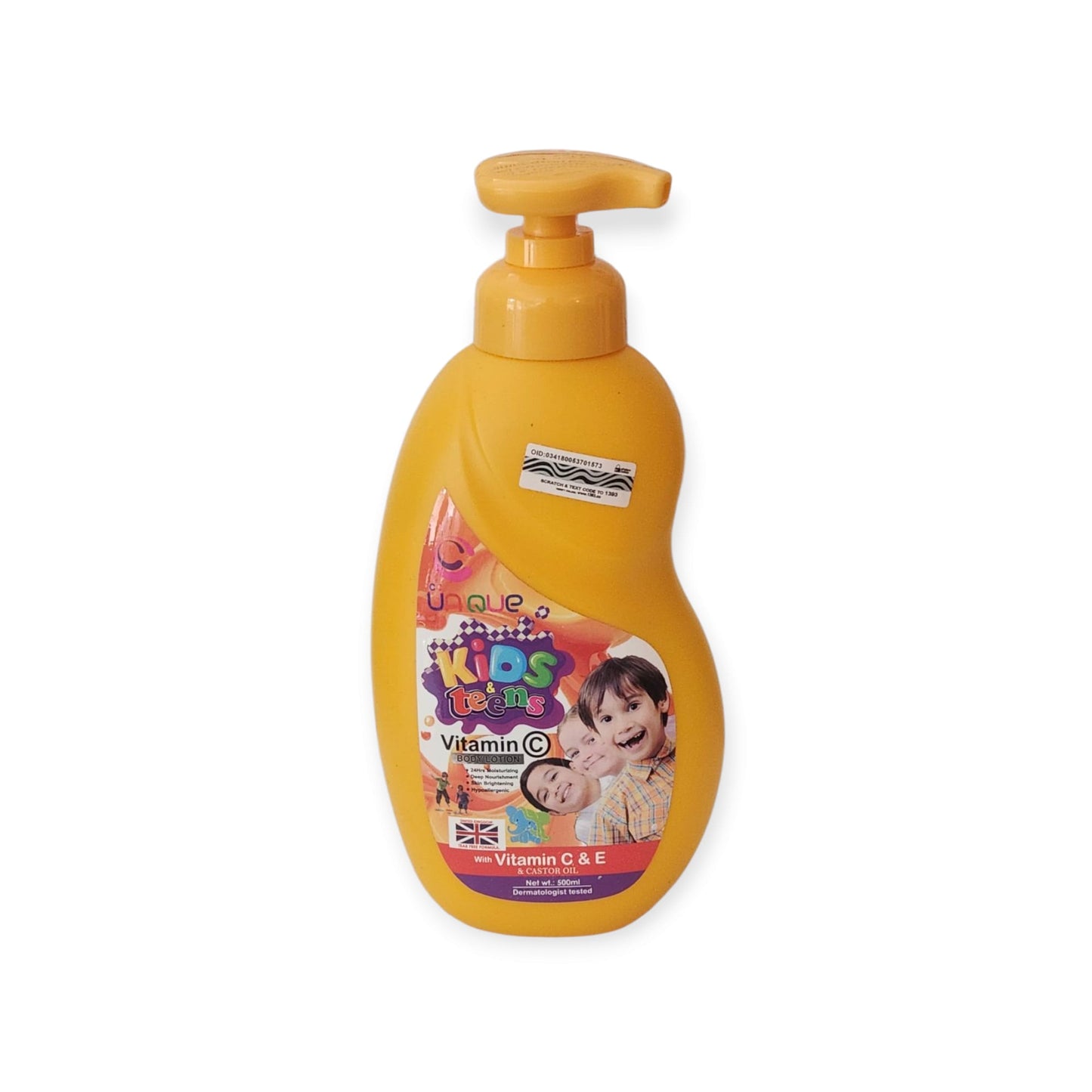 Unique Kids and Teens Vitamin C Brightening Lotion — 500 ml