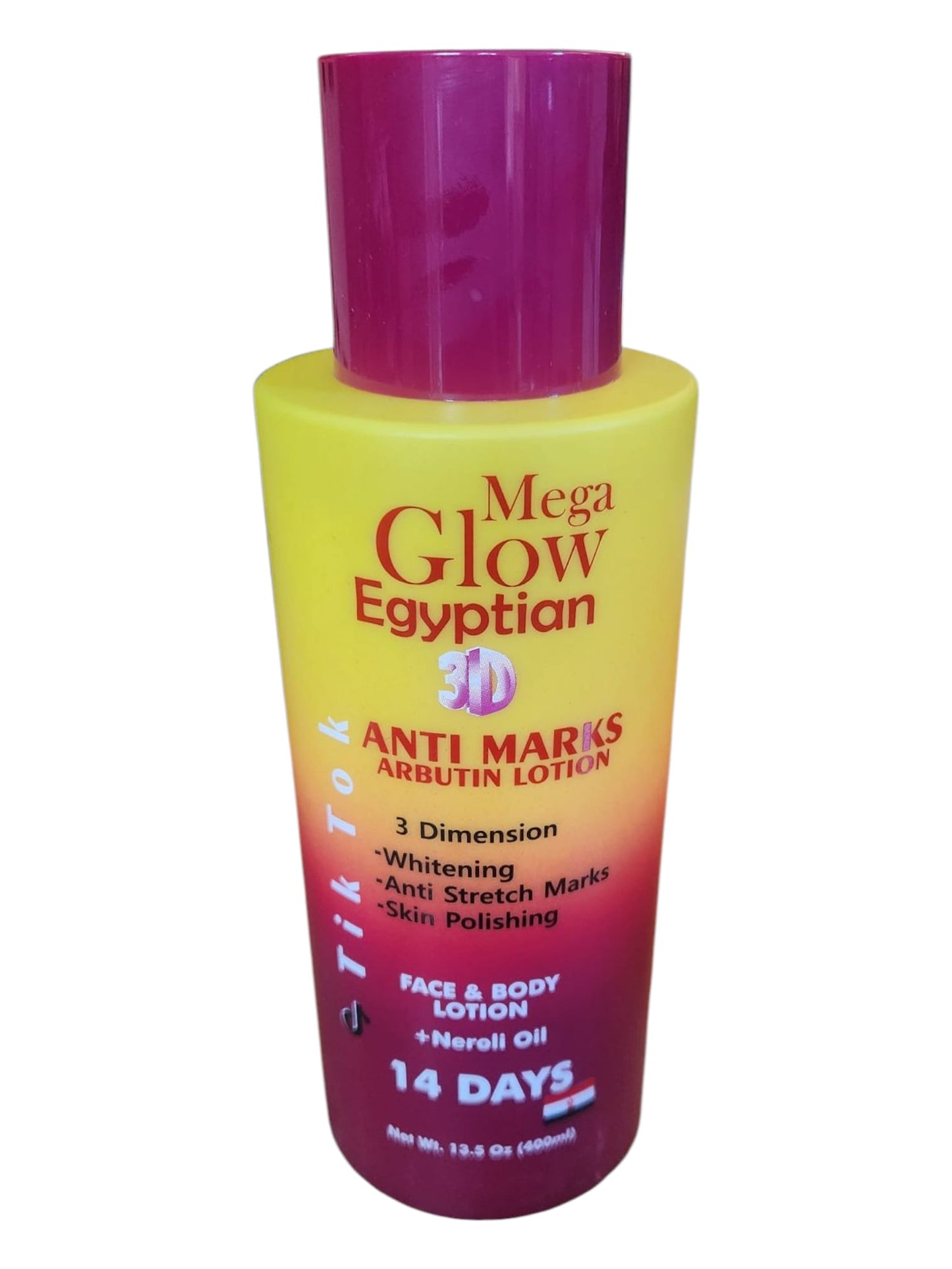 Mega Glow Egyptian 3D Anti Marks Arbutin Lotion — 400 ml