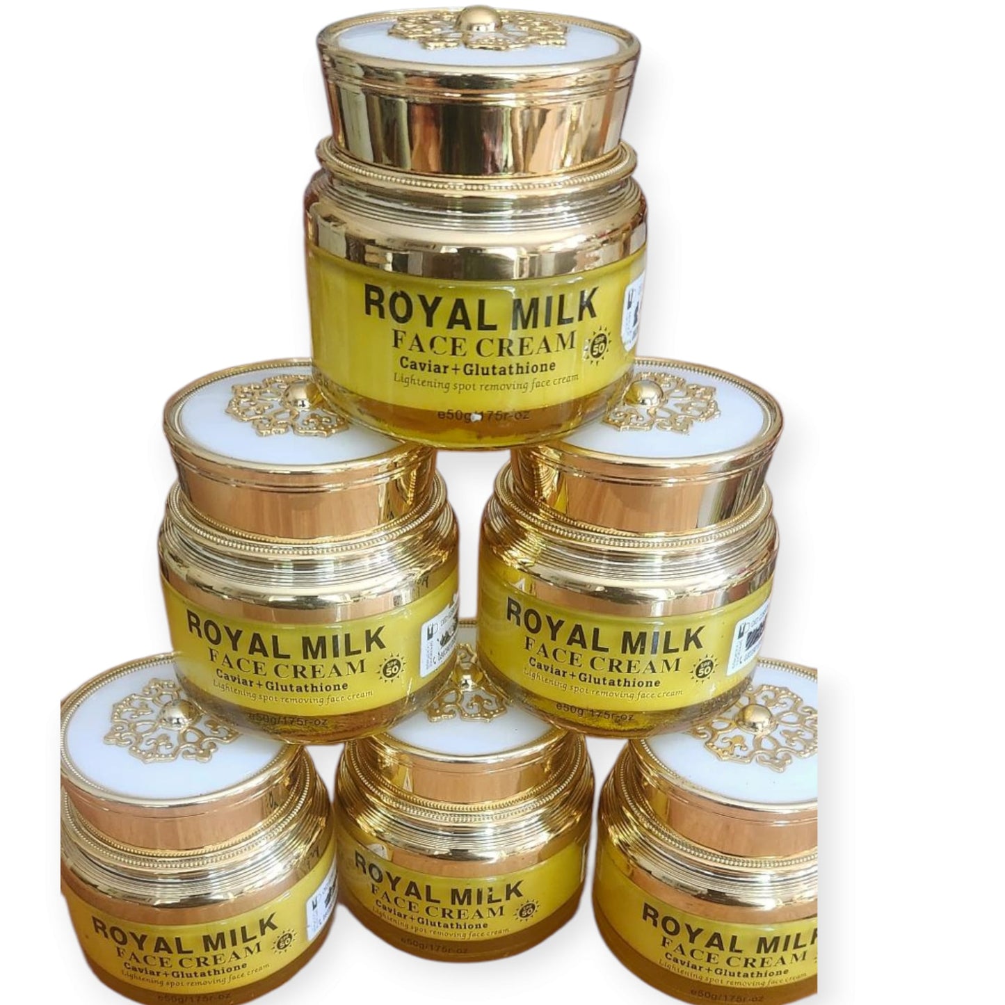 Royal Milk Face Cream Caviar + Glutathione SPF 50