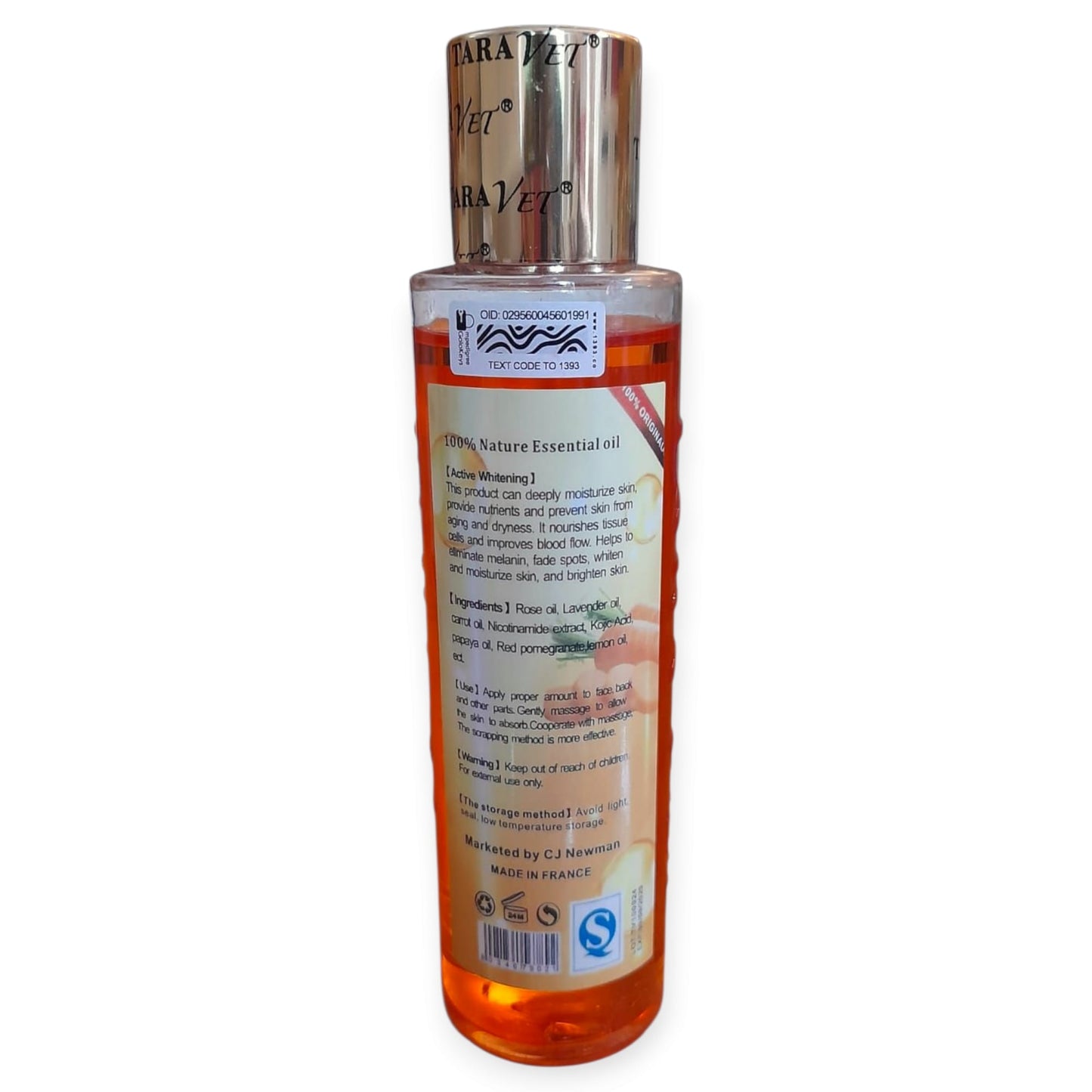 Tara Vet Treatment Whitening Active Glow & Moisturising Oil 150ml