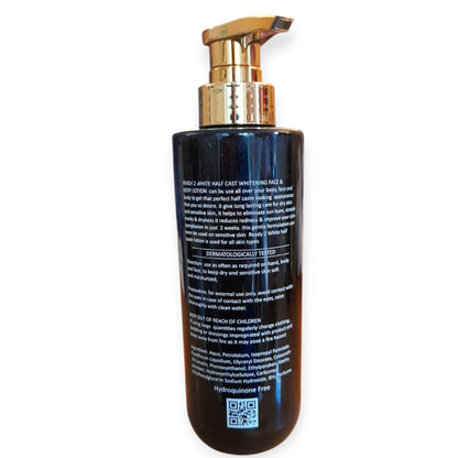 Ready2White Half Cast Whitening Face & Body Lotion SPF 50 — 400 ml