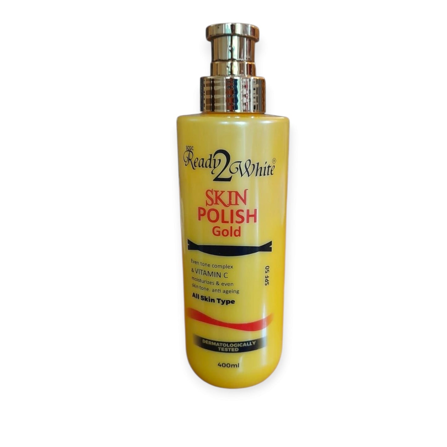Ready2White Skin Polish Gold Body Lotion SPF 50 — 400 ml