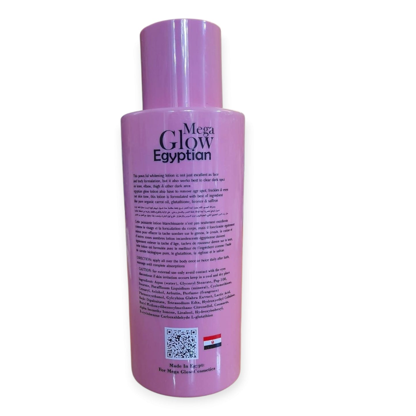 Mega Glow Egyptian Injection Face & Body Lotion SPF 50 — 400 ml