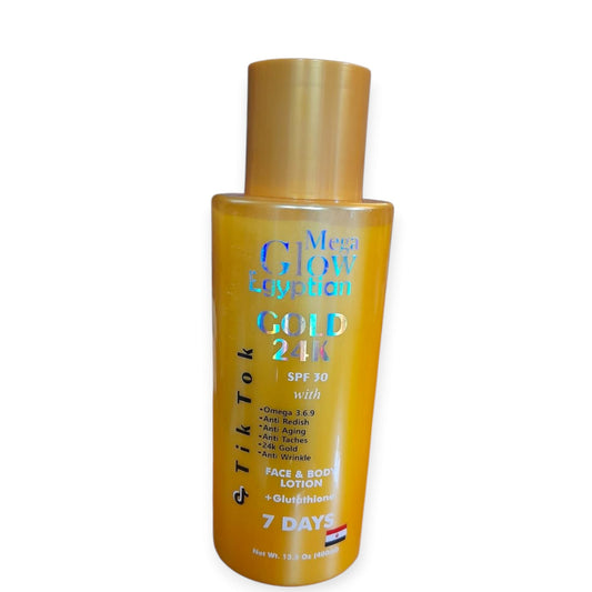 Mega Glow Egyptian Gold 24K SPF 30 — 400 m