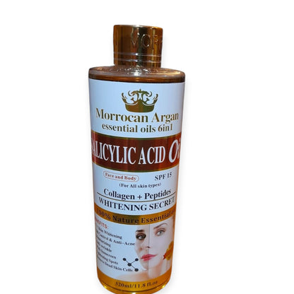 Morrocan Argan essential oils 6in1 (Salicylic Acid Oil) — 320 ml