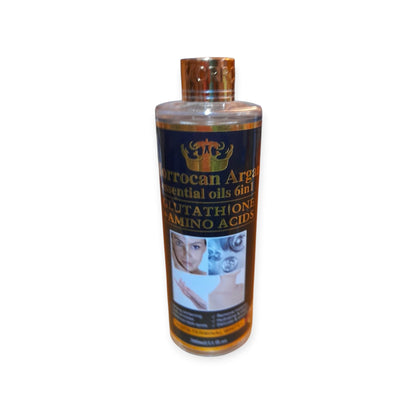 Moroccan Argan Essential Oils 6‑in‑1 Glutathione & Amino Acid Oil — 320 ml