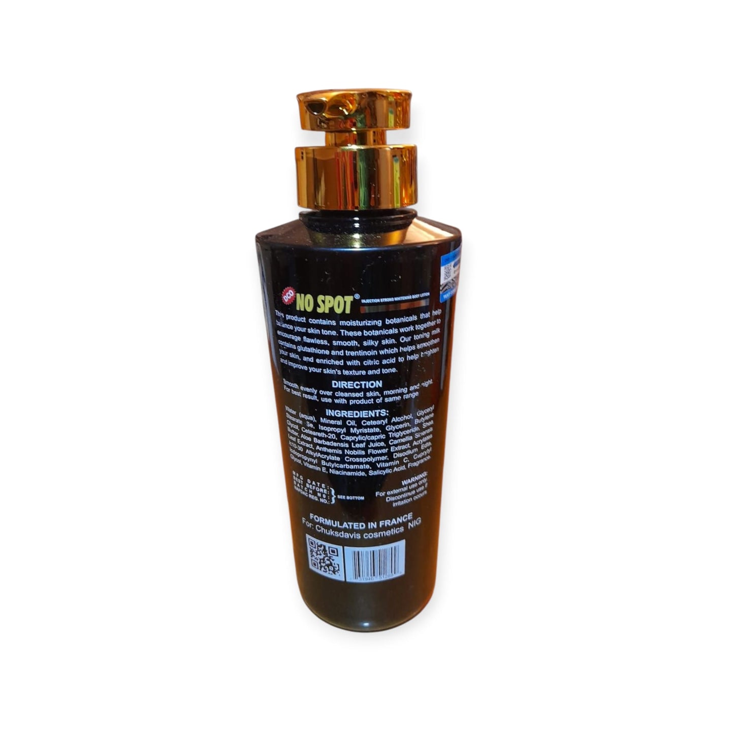 No Spot Injection Strong Whitening Skin Toning Milk, Daily Moisturising Lotion with SPF 50 — 500 ml