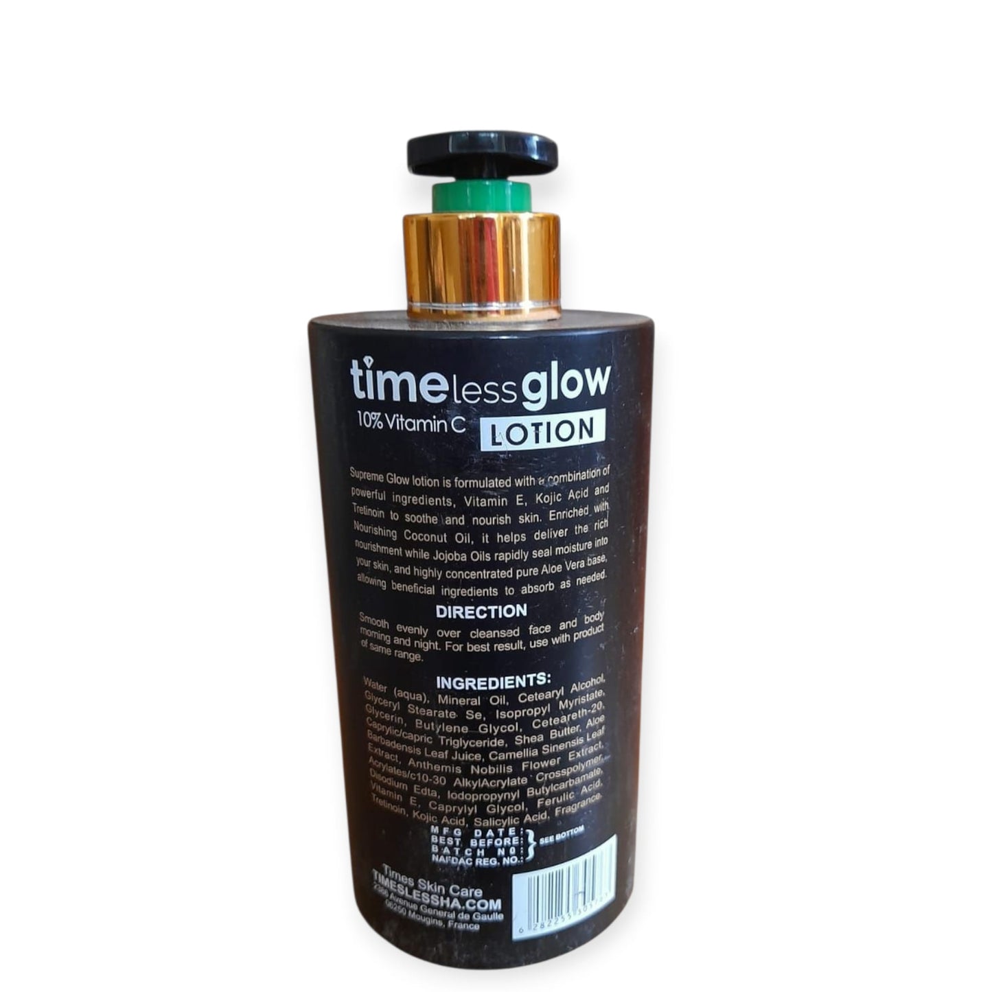 Timeless Glow Supreme Glow Lotion with Vitamin E 400ml