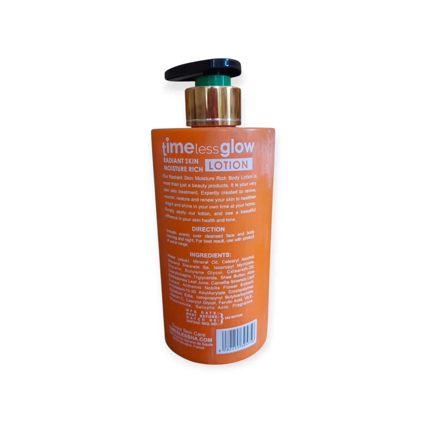 Timeless Glow Radiant Skin Moisture Rich Lotion — 400ml