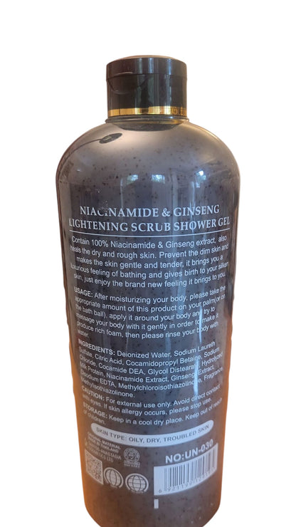The Purest Glow Niacinamide & Ginseng Lightening Scrub Shower Gel — 1000 ml