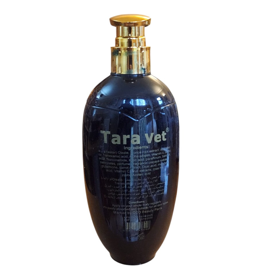 Tara Vet Paris Half Cast Whitening Body Milk lotion 500ml