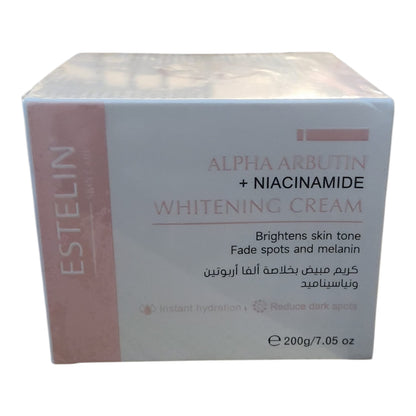 ESTELIN Alpha Arbutin + Niacinamide Whitening Cream 200g