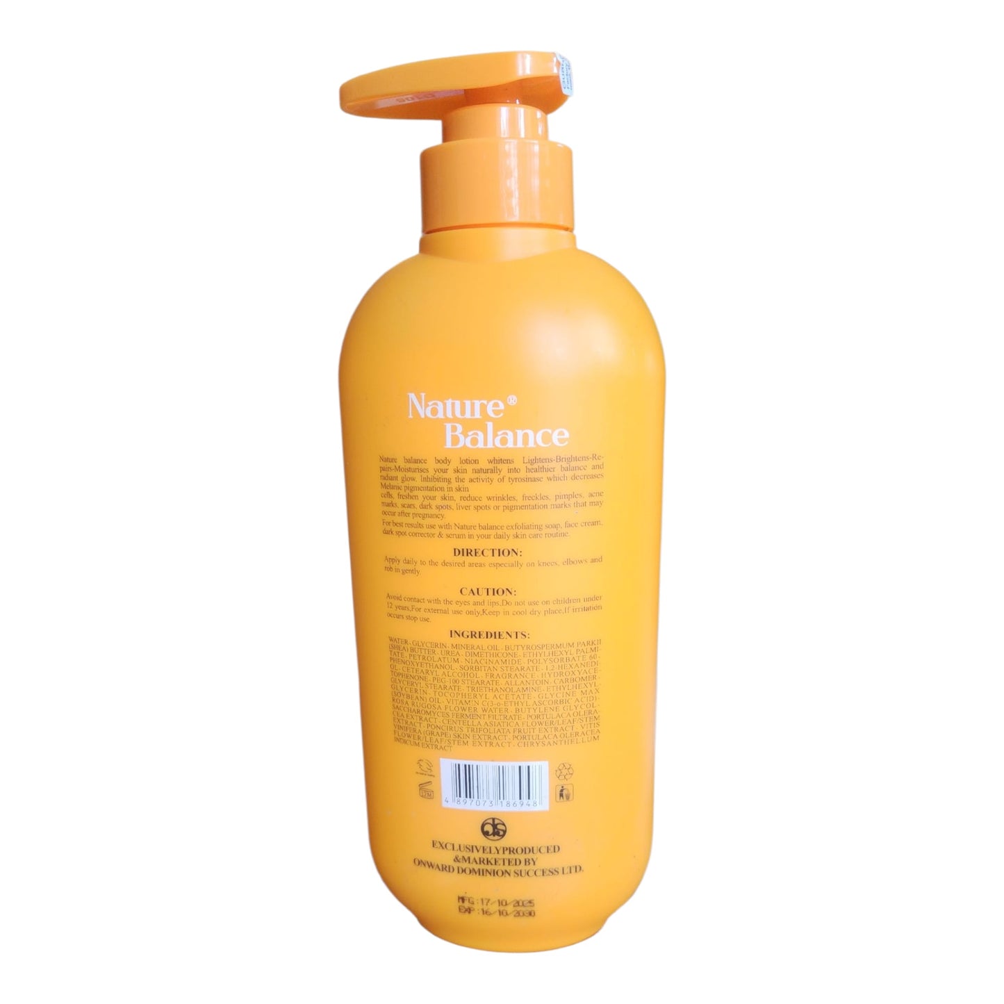 Nature Balance Body Lotion (Lightens & Moisturizes) — 500 ml