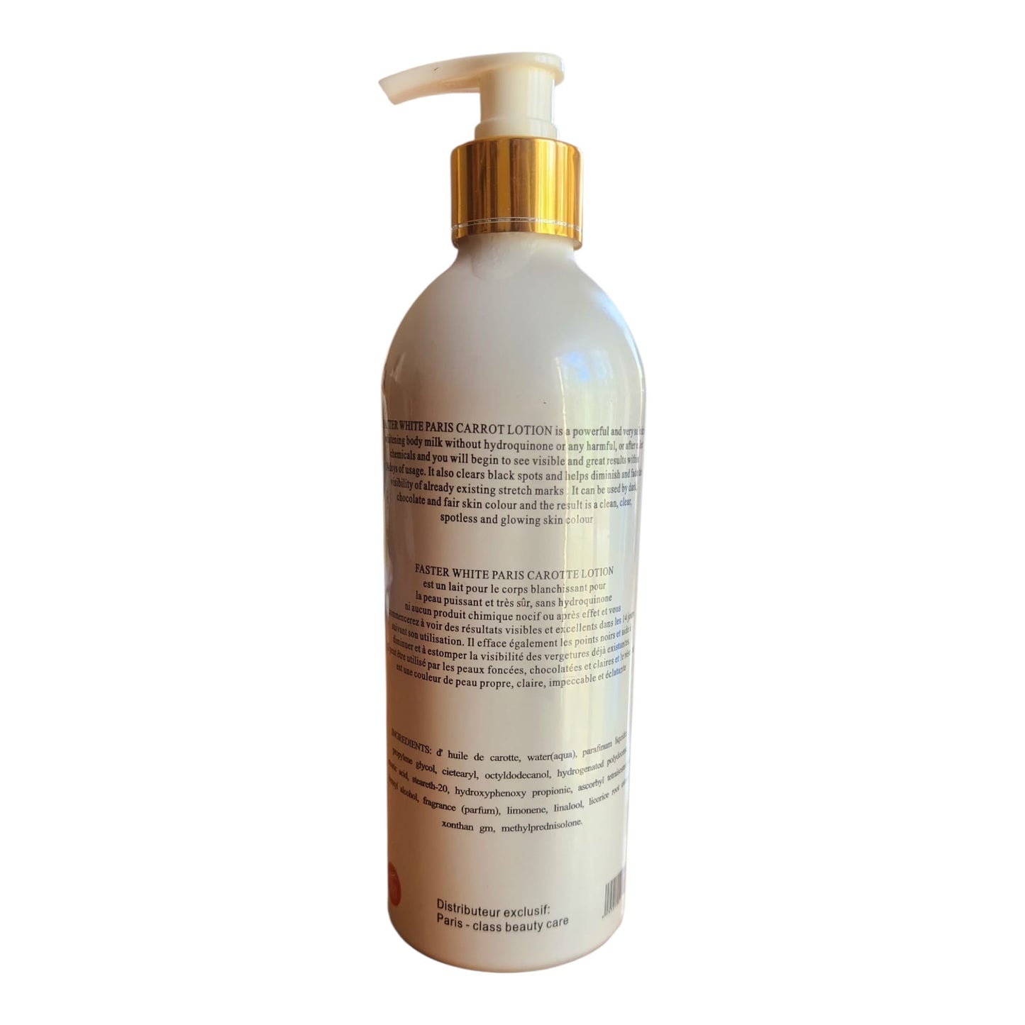 Faster White Paris Carotte Whitening Body Milk 500ml