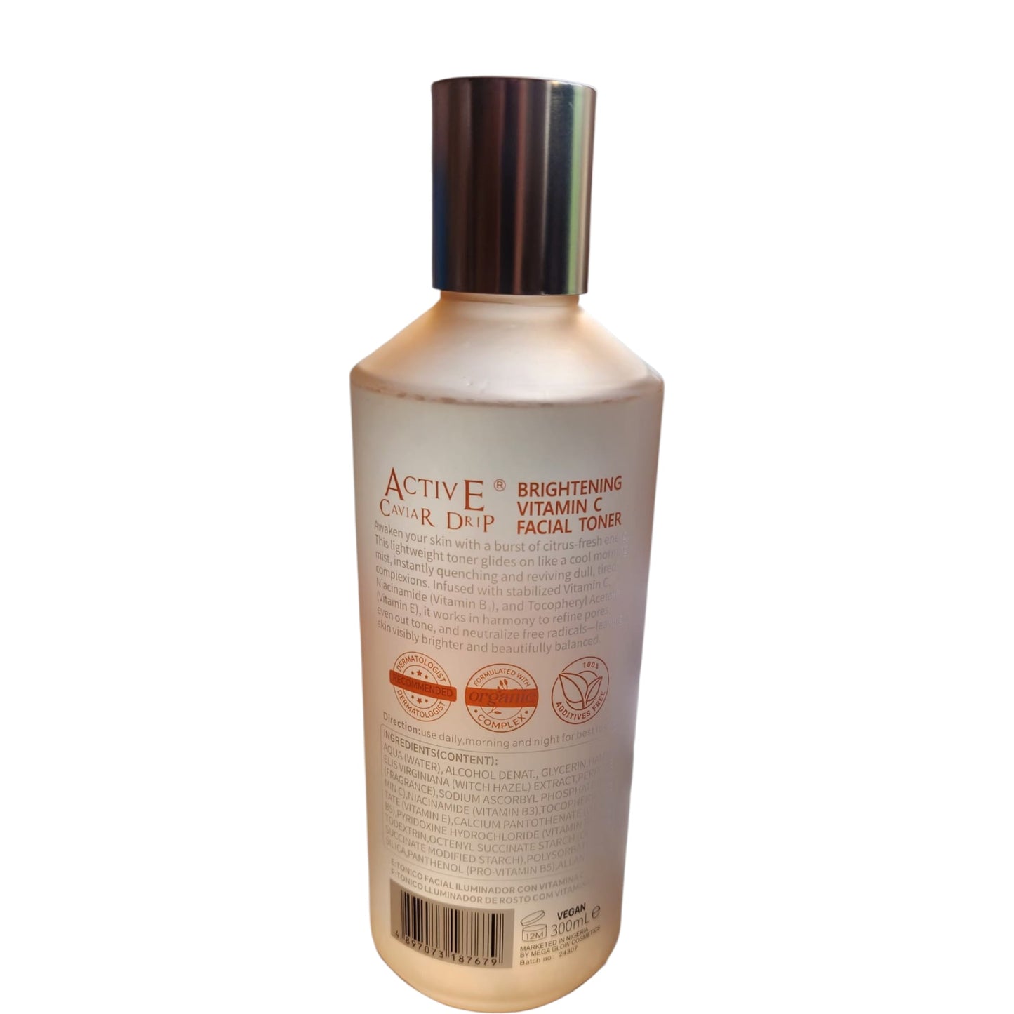 Active Caviar Drip Brightening Vitamin C Facial Toner — 300ml