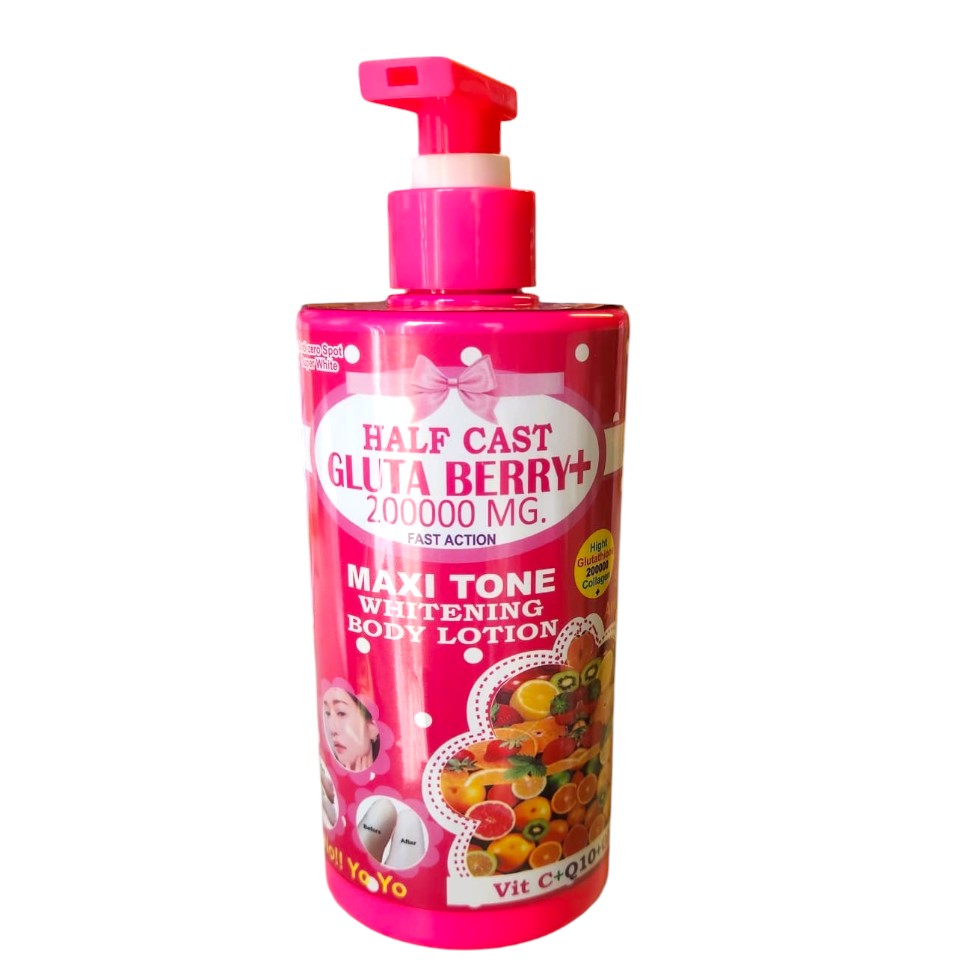 Half Cast Gluta Berry+ Maxi Tone Body Lotion — 520ml