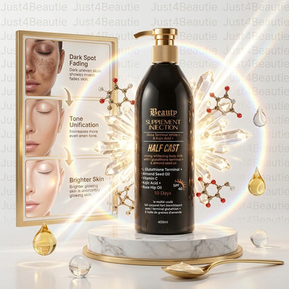 Beauty Supplement Injection Half-Cast Strong Whitening Body Milk 400ml